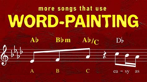 word painting definition music How does the use of language in literature contribute to the creation of musicality and rhythm?